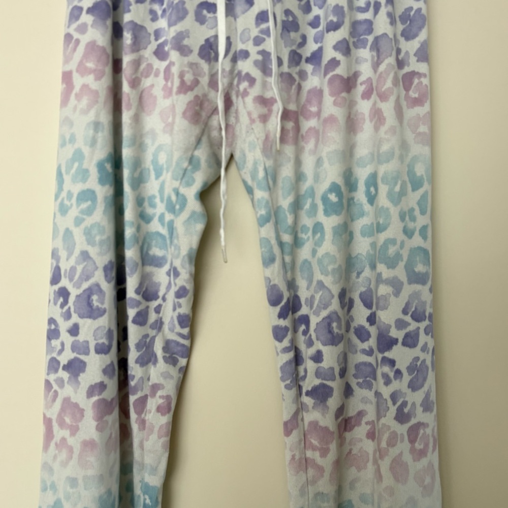 PJ Salvage Womens Leopard Jogger Pajama Lounge Pants - Picture 5 of 11